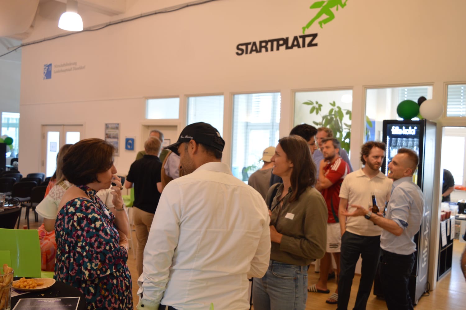 Gäste im Gespräch bei einer früheren Community-Veranstaltung im STARTPLATZ Düsseldorf