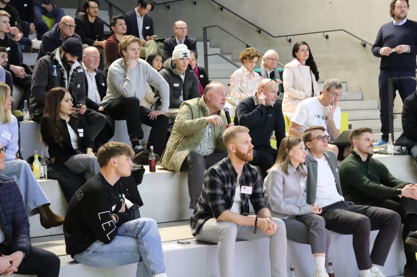 Eine Frage aus dem Publikum beim Rheinland Pitch.